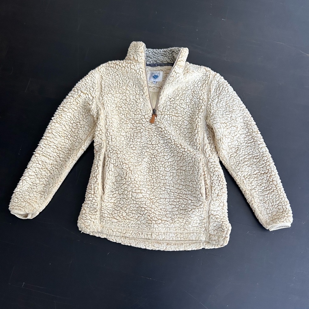 Nordic fleece pullover with pockets - XS